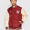 47 Brand Blouson bomber New York Yankees BB017PEMDTJ551982CA Bordeaux Regular Fit