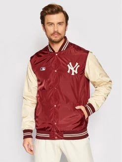47 Brand Blouson bomber New York Yankees BB017PEMDTJ551982CA Bordeaux Regular Fit