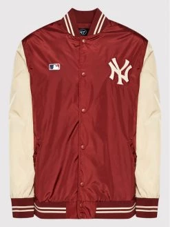 47 Brand Blouson bomber New York Yankees BB017PEMDTJ551982CA Bordeaux Regular Fit -Vestes Soldes Magasin 47 brand blouson bomber new york yankees bb017pemdtj551982ca bordeaux regular fit 5