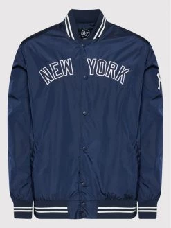 47 Brand Blouson bomber New York Yankees BB017PEMWTJ551979FN Bleu marine Regular Fit -Vestes Soldes Magasin 47 brand blouson bomber new york yankees bb017pemwtj551979fn bleu marine regular fit 5