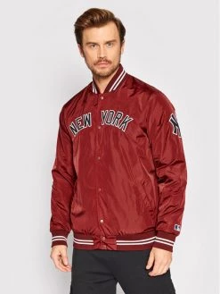 47 Brand Blouson bomber New York Yankees BB017PEMWTJ554369CA Bordeaux Regular Fit
