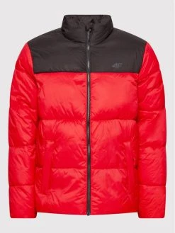 4F Doudoune H4Z21-KUMP009 Rouge Regular Fit -Vestes Soldes Magasin 4f doudoune h4z21 kump009 rouge regular fit 5
