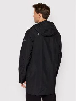 4F Parka H4L22-KUM004 Noir Regular Fit -Vestes Soldes Magasin 4f parka h4l22 kum004 noir regular fit 2