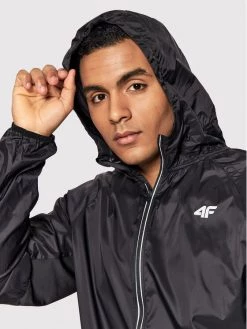 4F Veste de running H4L22-KUMTR010 Noir Regular Fit -Vestes Soldes Magasin 4f veste de running h4l22 kumtr010 noir regular fit 3