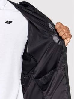 4F Veste de running H4L22-KUMTR010 Noir Regular Fit -Vestes Soldes Magasin 4f veste de running h4l22 kumtr010 noir regular fit 4