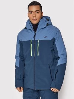 4F Veste de ski H4Z21-KUMN010 Bleu Regular Fit