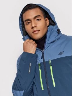 4F Veste de ski H4Z21-KUMN010 Bleu Regular Fit -Vestes Soldes Magasin 4f veste de ski h4z21 kumn010 bleu regular fit 4