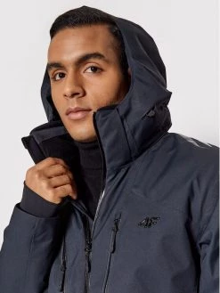 4F Veste de ski H4Z21-KUMN011 Noir Regular Fit -Vestes Soldes Magasin 4f veste de ski h4z21 kumn011 noir regular fit 4