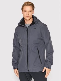 4F Veste imperméable H4L22-KUM003 Gris Regular Fit