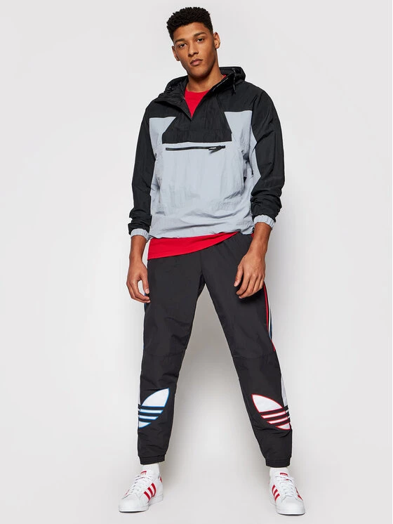 Adidas Anorak Adventure Mishmash Blocked GN2329 Noir Regular Fit 2 Adidas Anorak Adventure Mishmash Blocked GN2329 Noir Regular Fit – Image 2