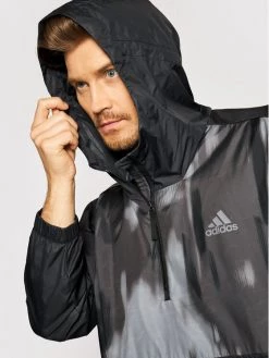 Adidas Anorak Back to Sport GM4361 Noir Relaxed Fit -Vestes Soldes Magasin adidas anorak back to sport gm4361 noir relaxed fit 3