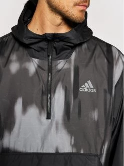 Adidas Anorak Back to Sport GM4361 Noir Relaxed Fit -Vestes Soldes Magasin adidas anorak back to sport gm4361 noir relaxed fit 4