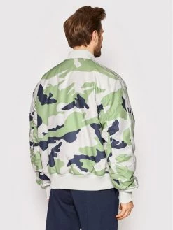 Adidas Blouson bomber Camo HG1337 Vert Regular Fit -Vestes Soldes Magasin adidas blouson bomber camo hg1337 vert regular fit 2