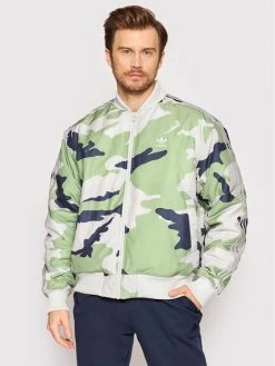 Adidas Blouson bomber Camo HG1337 Vert Regular Fit