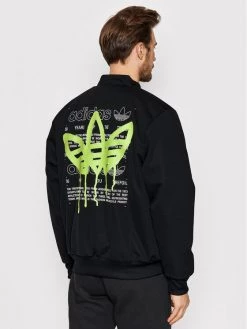Adidas Blouson bomber Graphic Behind The Trefoil Vrct HC7122 Noir Regular Fit -Vestes Soldes Magasin adidas blouson bomber graphic behind the trefoil vrct hc7122 noir regular fit 2