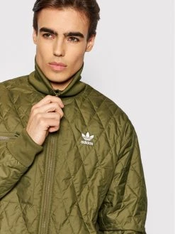 Adidas Doudoune adicolor Classics Quilted Archive H11428 Vert Regular Fit -Vestes Soldes Magasin adidas doudoune adicolor classics quilted archive h11428 vert regular fit 3