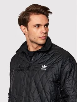 Adidas Doudoune adicolor Classics Quilted H11430 Noir Relaxed Fit -Vestes Soldes Magasin adidas doudoune adicolor classics quilted h11430 noir relaxed fit 3