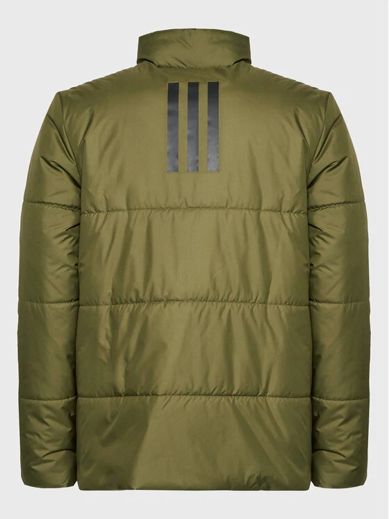 Adidas Doudoune Bsc 3-Stripes HG6273 Vert Regular Fit 2 Adidas Doudoune Bsc 3-Stripes HG6273 Vert Regular Fit – Image 2