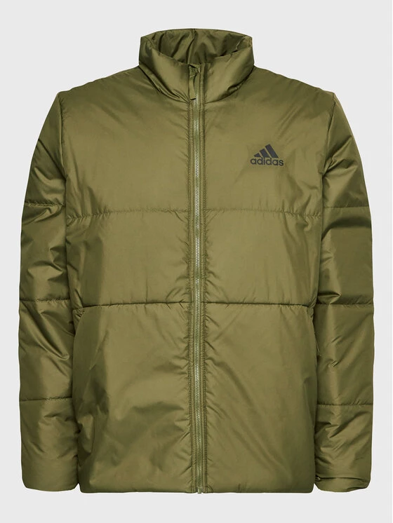 Adidas Doudoune Bsc 3-Stripes HG6273 Vert Regular Fit 1 Adidas Doudoune Bsc 3-Stripes HG6273 Vert Regular Fit