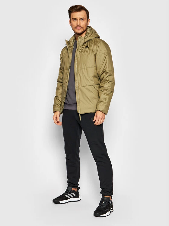 Adidas Doudoune Bsc Insulated GT9193 Vert Regular Fit 2 Adidas Doudoune Bsc Insulated GT9193 Vert Regular Fit – Image 2