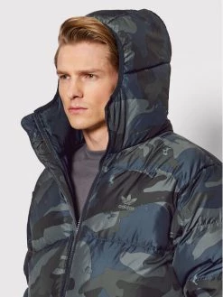 Adidas Doudoune Camo H13566 Vert Regular Fit -Vestes Soldes Magasin adidas doudoune camo h13566 vert regular fit 3