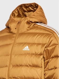 Adidas Doudoune Essentials Down HK4644 Jaune Slim Fit -Vestes Soldes Magasin adidas doudoune essentials down hk4644 jaune slim fit 2