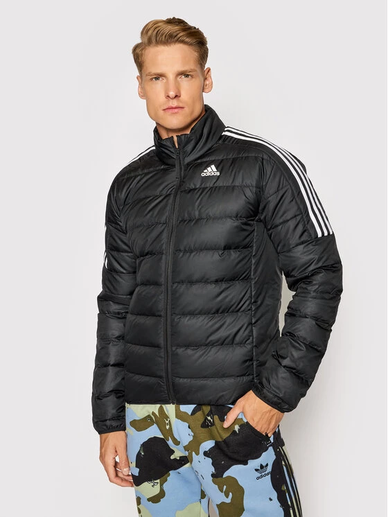 Adidas Doudoune Essentials GH4589 Noir Slim Fit 1 Adidas Doudoune Essentials GH4589 Noir Slim Fit