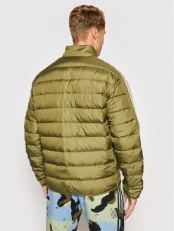 Adidas Doudoune Essentials GT9168 Vert Slim Fit -Vestes Soldes Magasin adidas doudoune essentials gt9168 vert slim fit 2