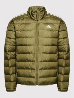Adidas Doudoune Essentials GT9168 Vert Slim Fit -Vestes Soldes Magasin adidas doudoune essentials gt9168 vert slim fit 4