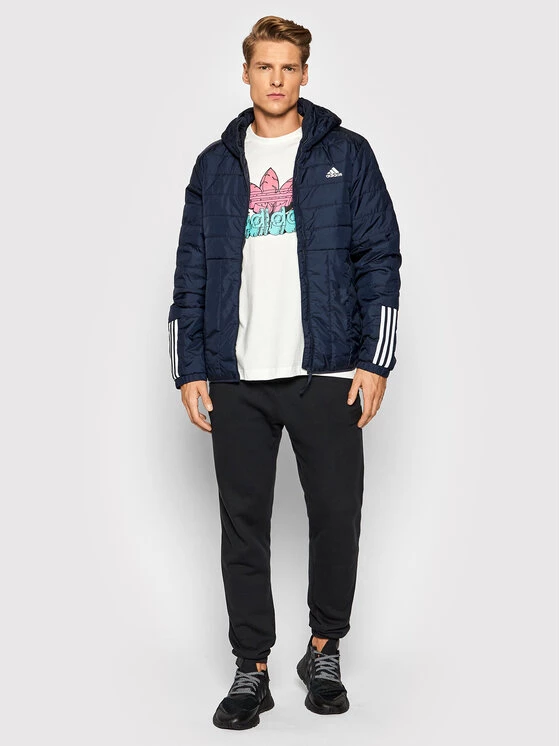 Adidas Doudoune Itavic 3-Stripes GT1682 Bleu marine Regular Fit 2 Adidas Doudoune Itavic 3-Stripes GT1682 Bleu marine Regular Fit – Image 2