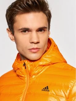 Adidas Doudoune Varilite Hooded GT9215 Orange Slim Fit -Vestes Soldes Magasin adidas doudoune varilite hooded gt9215 orange slim fit 3