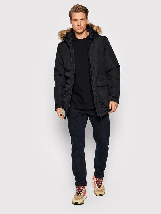 Adidas Parka Utilitas GT1699 Noir Regular Fit 2 Adidas Parka Utilitas GT1699 Noir Regular Fit – Image 2