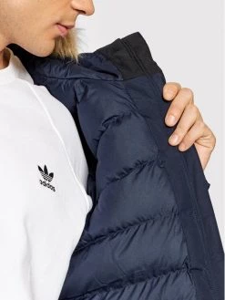 Adidas Parka Utilitas GT1701 Bleu marine Regular Fit -Vestes Soldes Magasin adidas parka utilitas gt1701 bleu marine regular fit 5