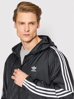 Adidas Veste coupe-vent adicolor 3-Stripes HB9489 Noir Loose Fit 8 Adidas Veste coupe-vent adicolor 3-Stripes HB9489 Noir Loose Fit -Vestes Soldes Magasin adidas veste coupe vent adicolor 3 stripes hb9489 noir loose fit 3
