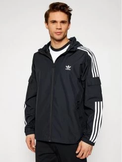 Adidas Veste coupe-vent adicolor Classics 3-Stripes GN3475 Noir Regular Fit
