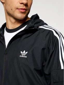 Adidas Veste coupe-vent adicolor Classics 3-Stripes GN3475 Noir Regular Fit -Vestes Soldes Magasin adidas veste coupe vent adicolor classics 3 stripes gn3475 noir regular fit 3