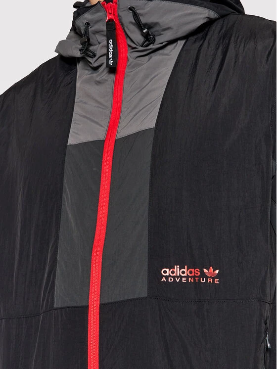 Adidas Veste coupe-vent Adventure HF4804 Noir Relaxed Fit 5 Adidas Veste coupe-vent Adventure HF4804 Noir Relaxed Fit – Image 5