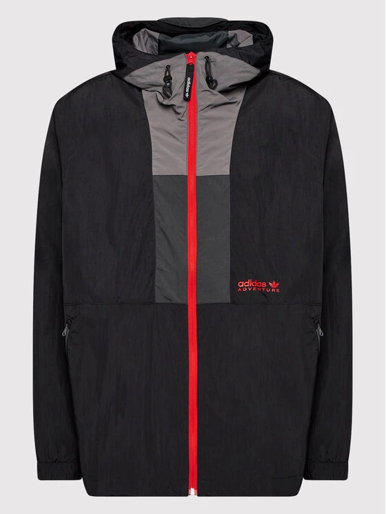 Adidas Veste coupe-vent Adventure HF4804 Noir Relaxed Fit 6 Adidas Veste coupe-vent Adventure HF4804 Noir Relaxed Fit – Image 6
