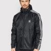 Adidas Veste coupe-vent Clover Coat HC2006 Noir Regular Fit