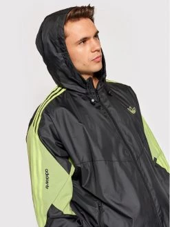Adidas Veste coupe-vent Sprt Lightning HE4710 Noir Regular Fit -Vestes Soldes Magasin adidas veste coupe vent sprt lightning he4710 noir regular fit 4