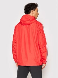 Adidas Veste de mi-saison adicolor Classics 3-Stripes H06685 Rouge Loose Fit -Vestes Soldes Magasin adidas veste de mi saison adicolor classics 3 stripes h06685 rouge loose fit 2