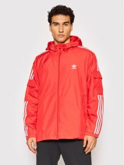 Adidas Veste de mi-saison adicolor Classics 3-Stripes H06685 Rouge Loose Fit