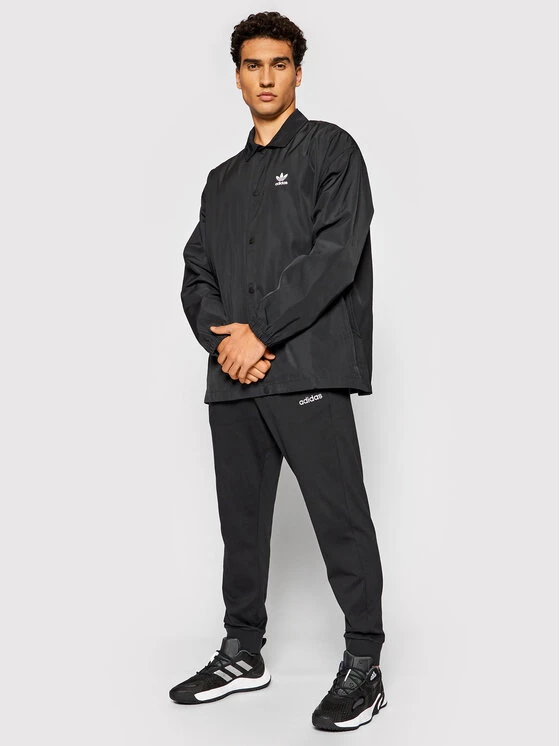 Adidas Veste de mi-saison adicolor Classics Trefoil H09129 Noir Loose Fit 2 Adidas Veste de mi-saison adicolor Classics Trefoil H09129 Noir Loose Fit – Image 2