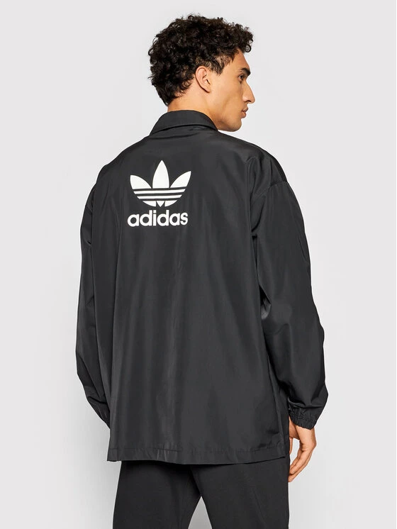 Adidas Veste de mi-saison adicolor Classics Trefoil H09129 Noir Loose Fit 3 Adidas Veste de mi-saison adicolor Classics Trefoil H09129 Noir Loose Fit – Image 3