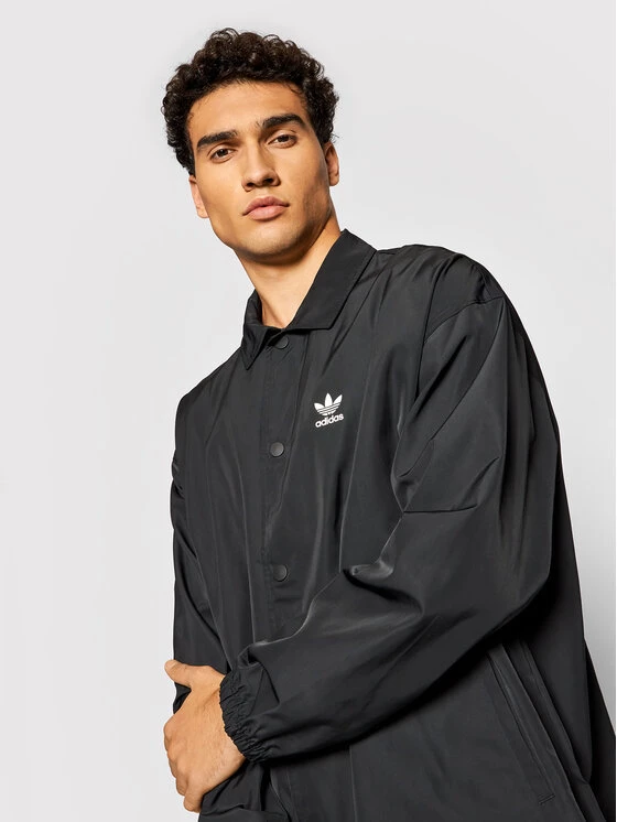 Adidas Veste de mi-saison adicolor Classics Trefoil H09129 Noir Loose Fit 4 Adidas Veste de mi-saison adicolor Classics Trefoil H09129 Noir Loose Fit – Image 4