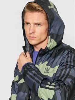 Adidas Veste de mi-saison Graphics Camo HF4876 Gris Regular Fit -Vestes Soldes Magasin adidas veste de mi saison graphics camo hf4876 gris regular fit 3