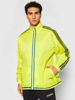 Adidas Veste de mi-saison Reverse Track GN3818 Jaune Regular Fit -Vestes Soldes Magasin adidas veste de mi saison reverse track gn3818 jaune regular fit 4
