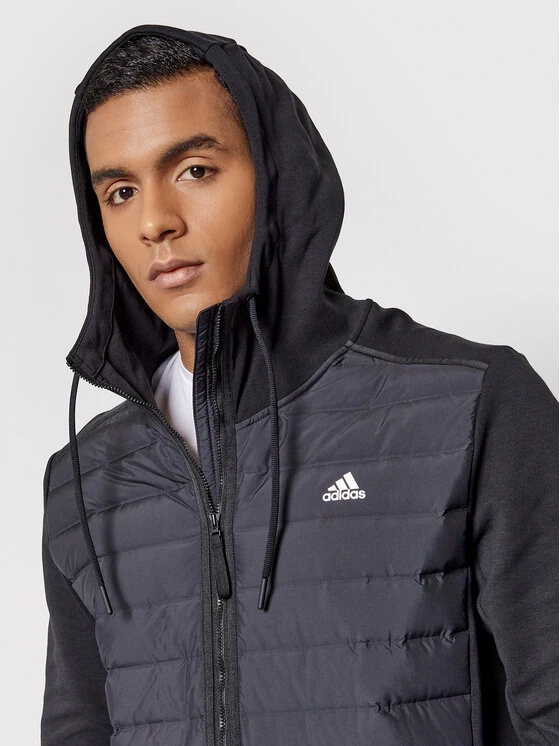 Adidas Veste de mi-saison Varilite Hybrid CY8723 Noir Slim Fit 4 Adidas Veste de mi-saison Varilite Hybrid CY8723 Noir Slim Fit – Image 4