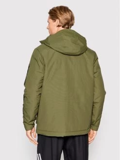 Adidas Veste d'hiver Utilitas 3-Stripes GT1691 Vert Regular Fit -Vestes Soldes Magasin adidas veste dhiver utilitas 3 stripes gt1691 vert regular fit 2