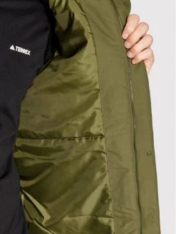 Adidas Veste d'hiver Utilitas 3-Stripes GT1691 Vert Regular Fit -Vestes Soldes Magasin adidas veste dhiver utilitas 3 stripes gt1691 vert regular fit 4